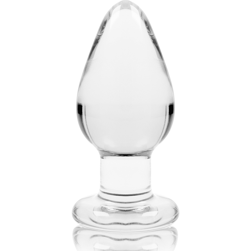 Plug anal em vidro borossilicato transparente 11 cm — NEBULA SERIES BY IBIZA