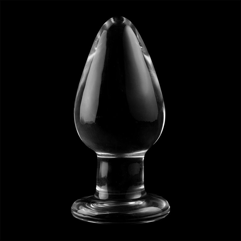 Plug anal em vidro borossilicato transparente 11 cm — NEBULA SERIES BY IBIZA