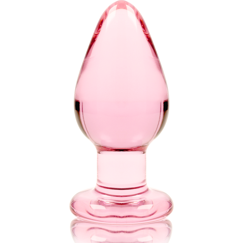 Plug anal en verre borosilicate rose 11 cm — NEBULA SERIES BY IBIZA