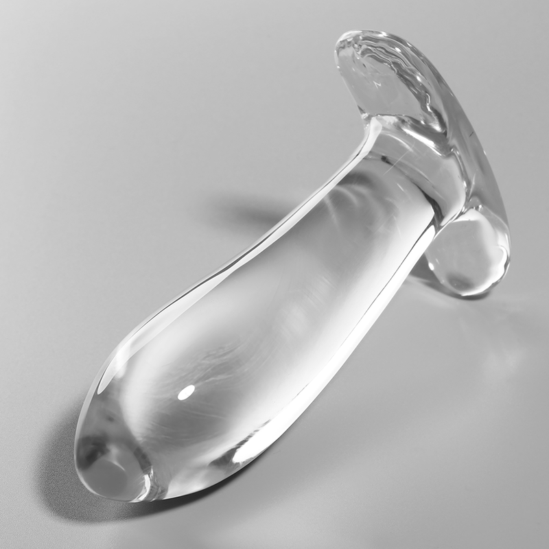 Plug anal en verre borosilicate clair modèle 5 — NEBULA SERIES BY IBIZA
