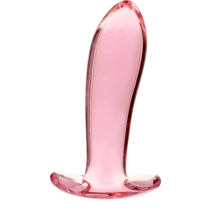 Plug anal em vidro borossilicato modelo 5 rosa 12,5 cm — SÉRIE NEBULOSA BY IBIZA