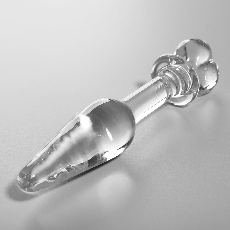Plug anal en verre borosilicate clair 13.5 cm — NEBULA SERIES BY IBIZA