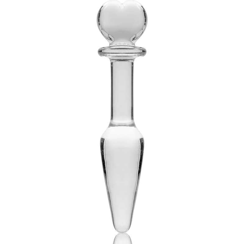 Plug anal en verre borosilicate clair 13.5 cm — NEBULA SERIES BY IBIZA