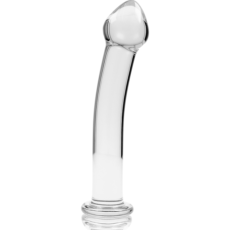 Gode en verre borosilicate clair 16 cm — Nebula Series by Ibiza
