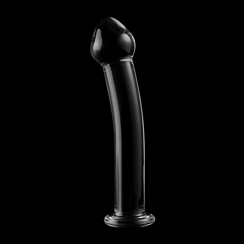 Gode en verre borosilicate clair 16 cm — Nebula Series by Ibiza