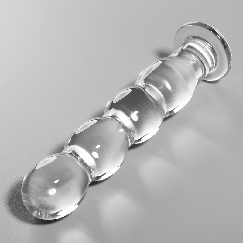 Gode en verre borosilicate clair 16.5 cm — NEBULA SERIES BY IBIZA