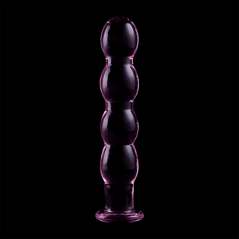Gode en verre borosilicate rose 16,5 cm — NEBULA SERIES BY IBIZA