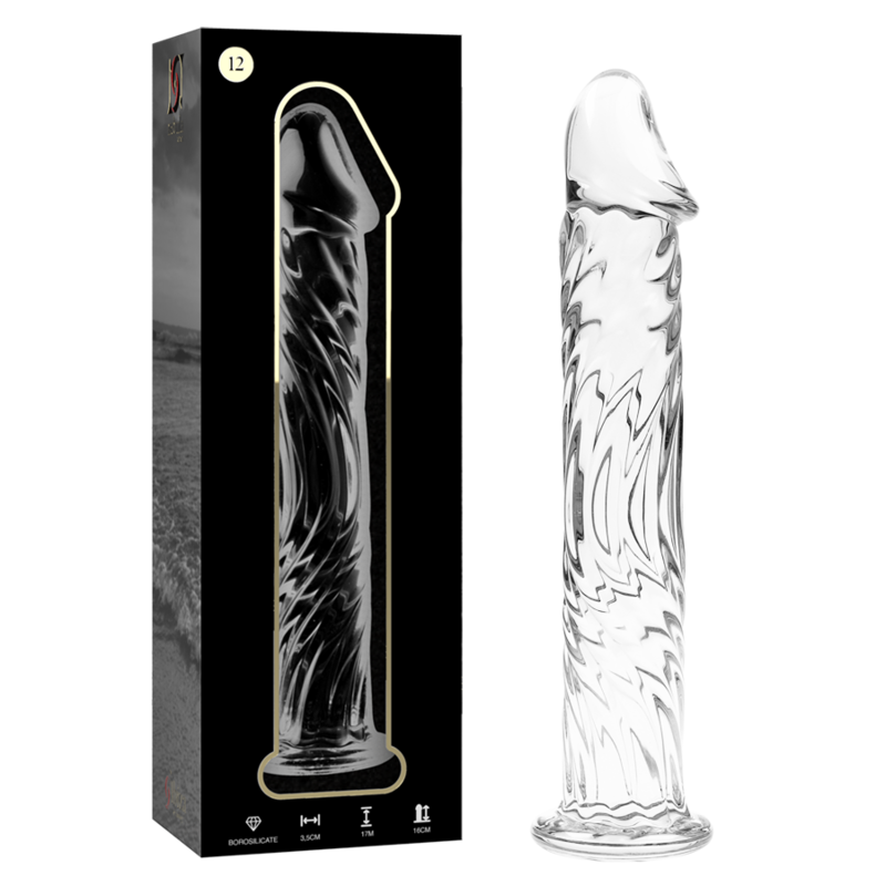 Plug anal en verre borosilicate clair 17 cm — NEBULA SERIES BY IBIZA