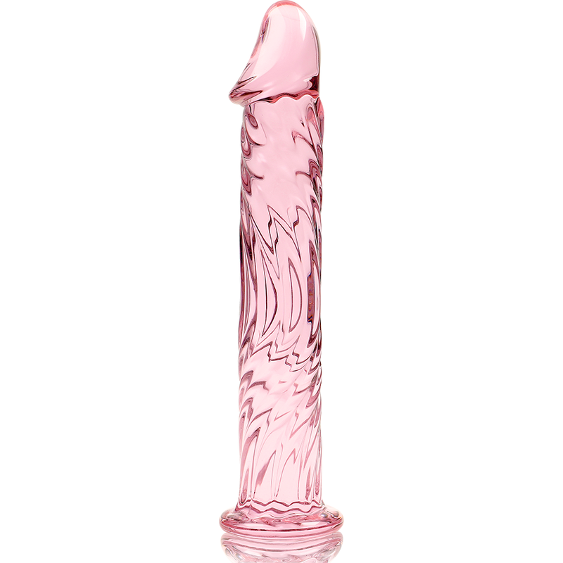 Gode en verre borosilicate rose 17 cm — NEBULA SERIES BY IBIZA