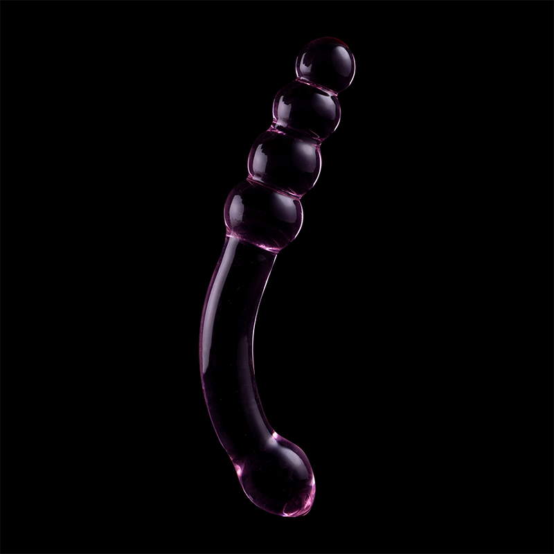 Gode en verre borosilicate rose 18.5 cm — NEBULA SERIES BY IBIZA