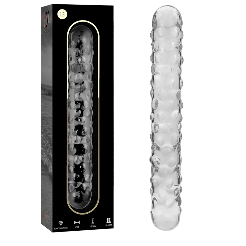 Plug anal en verre borosilicate clair — NEBULA SERIES BY IBIZA