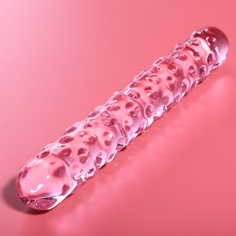 Gode en verre borosilicate rose 18.5 cm — NEBULA SERIES BY IBIZA