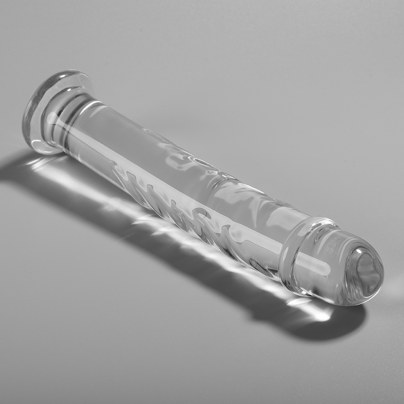 Plug anal en verre borosilicate clair 18.5 cm – NEBULA SERIES BY IBIZA