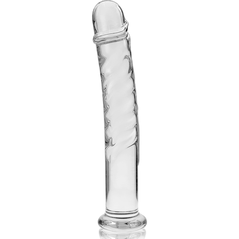 Plug anal en verre borosilicate clair 18.5 cm – NEBULA SERIES BY IBIZA