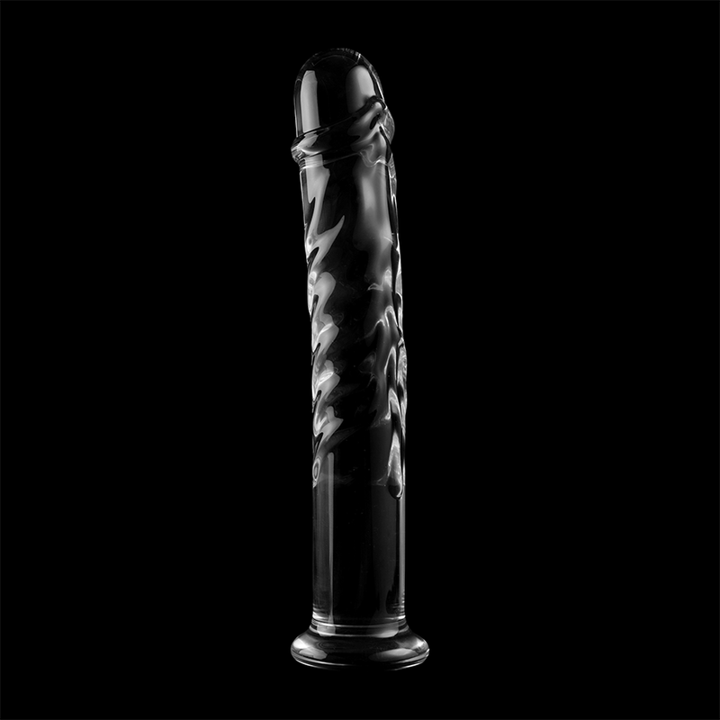 Plug anal en verre borosilicate clair 18.5 cm – NEBULA SERIES BY IBIZA