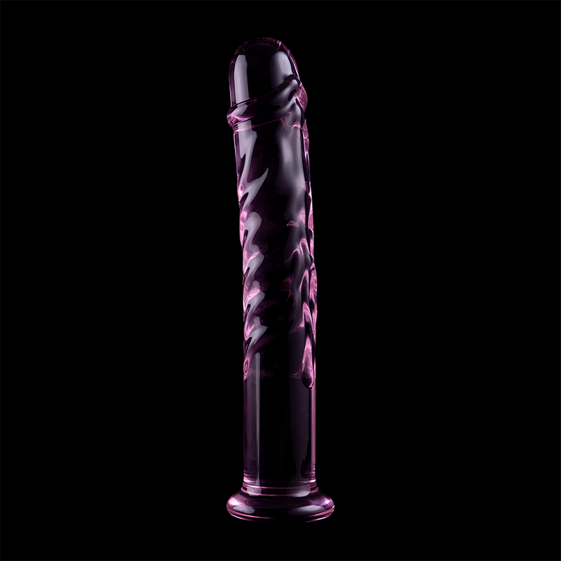 Gode en verre borosilicate rose 18,5 cm — NEBULA SERIES BY IBIZA