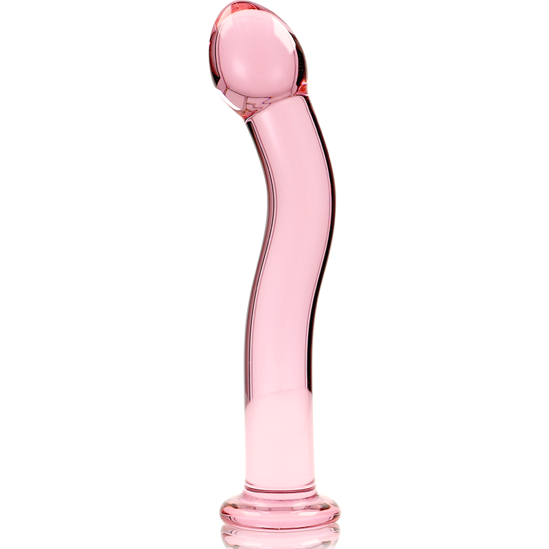 Gode en verre borosilicate rose 18,5 cm — NEBULA SERIES BY IBIZA