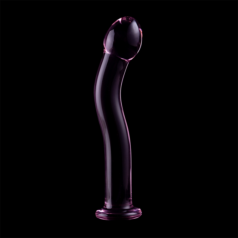 Gode en verre borosilicate rose 18,5 cm — NEBULA SERIES BY IBIZA