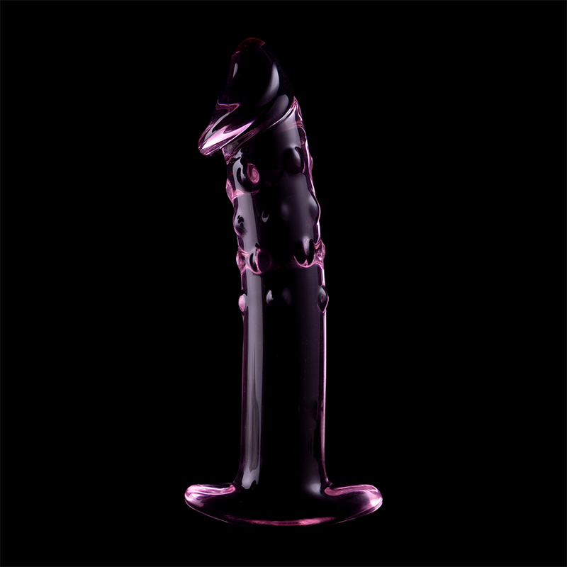 Gode en verre borosilicate rose 18,5 cm — NEBULA SERIES BY IBIZA