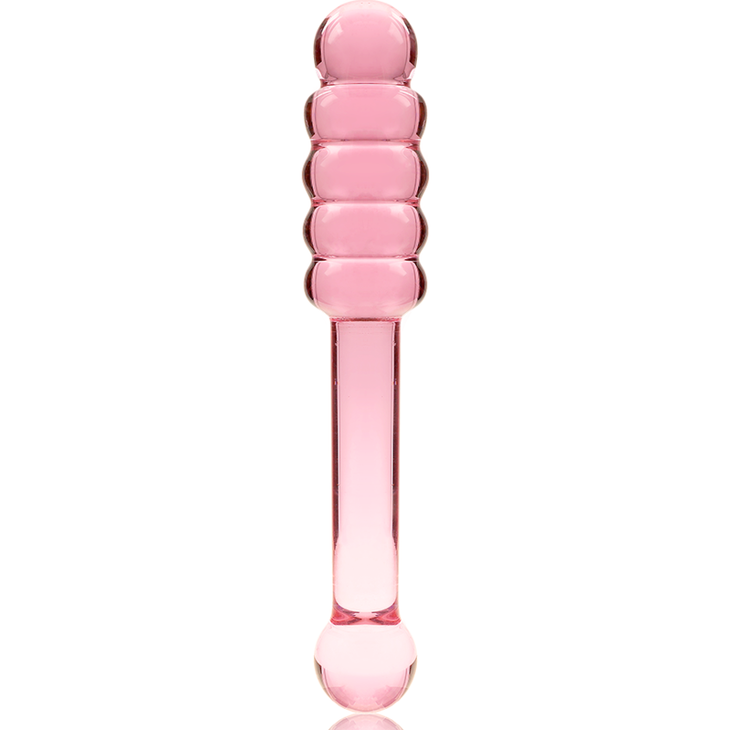 Rosa Borosilikat-Glas-Dildo 20,5 cm — NEBULA SERIES BY IBIZA