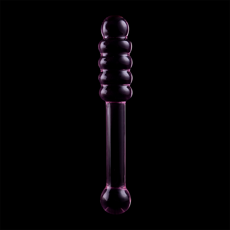 Rosa Borosilikat-Glas-Dildo 20,5 cm — NEBULA SERIES BY IBIZA