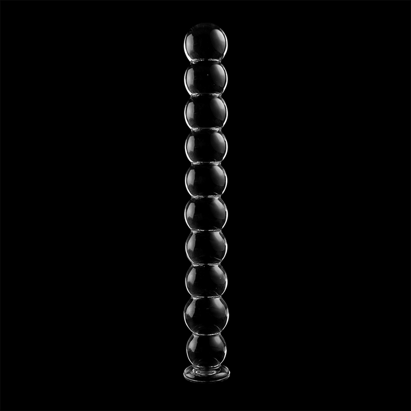 Godemichet en verre borosilicate transparent 21.5 cm — NEBULA SERIES BY IBIZA