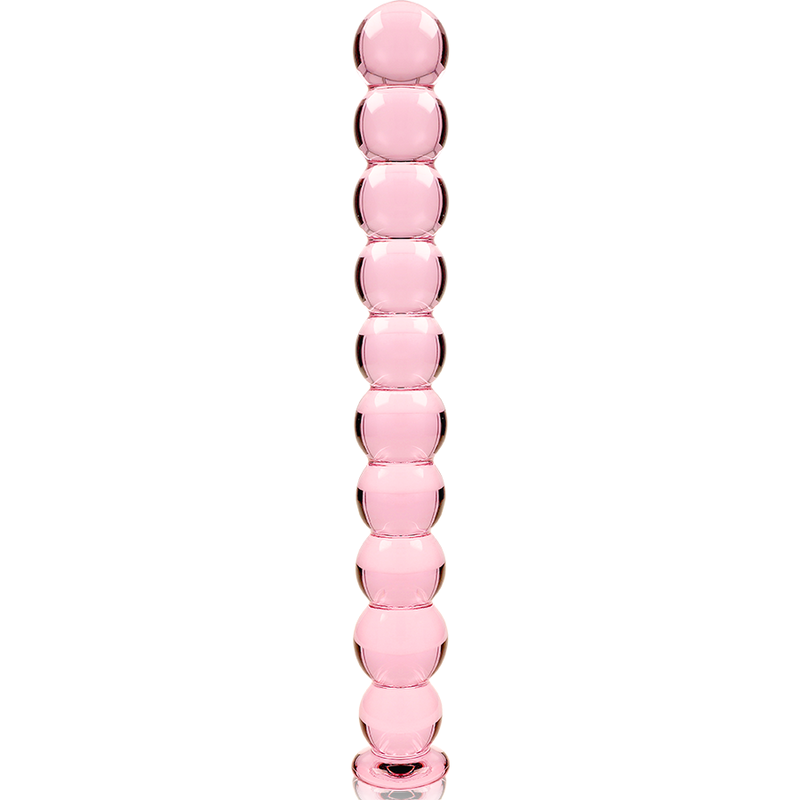 Gode en verre borosilicate rose 21,5 cm — NEBULA SERIES BY IBIZA