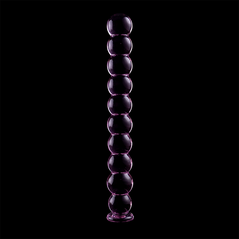 Gode en verre borosilicate rose 21,5 cm — NEBULA SERIES BY IBIZA