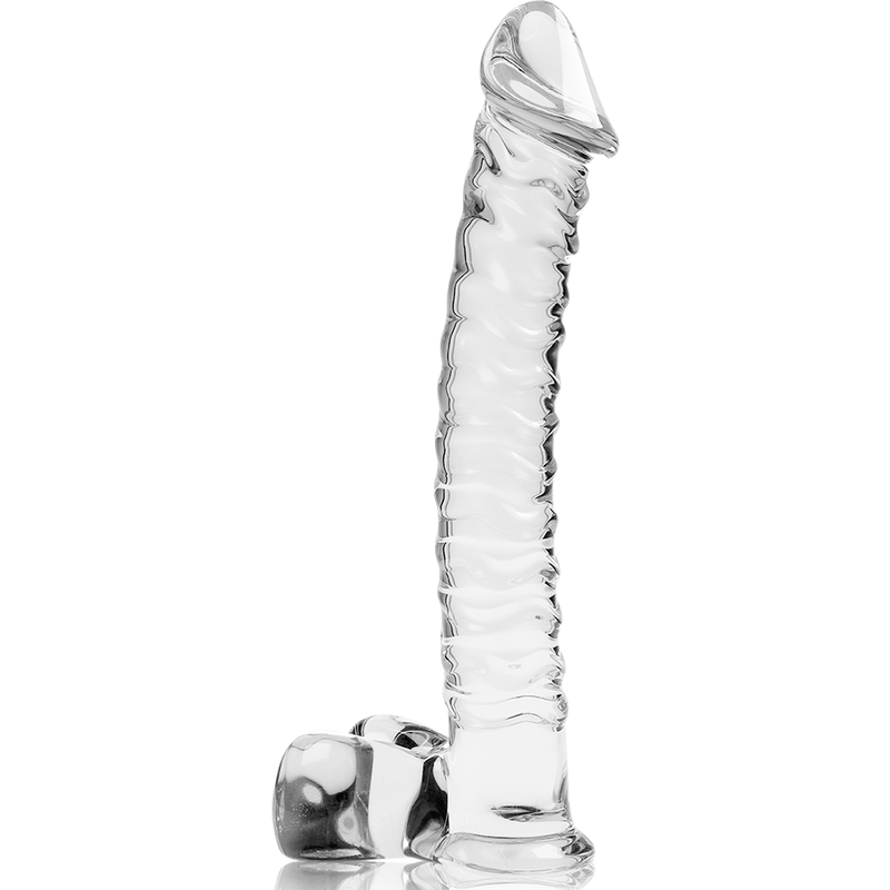 Plug anal en verre borosilicate clair — NEBULA SERIES BY IBIZA