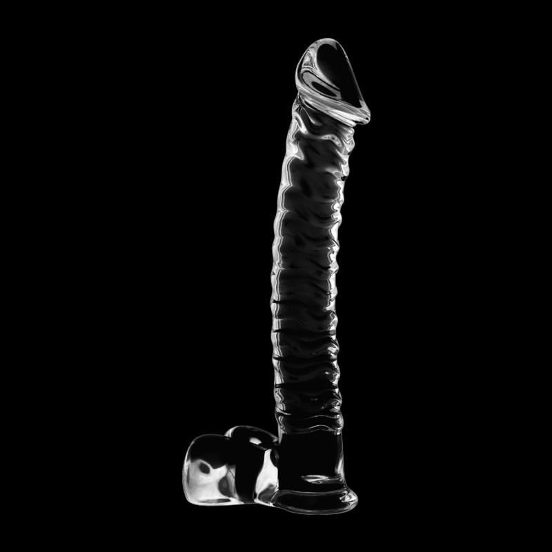 Plug anal en verre borosilicate clair — NEBULA SERIES BY IBIZA