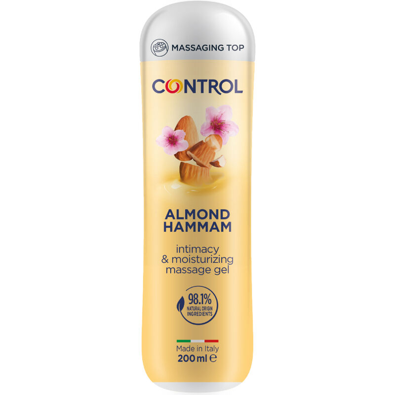 Gel de massage hammam aux amandes 3 en 1 — CONTROL LUBES