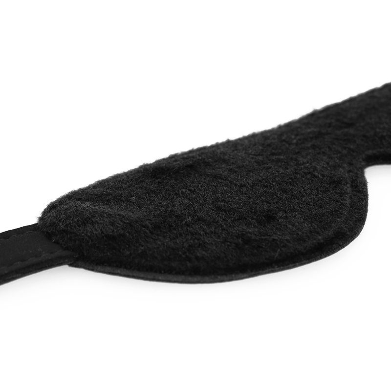 Masque aveugle en cuir végan élégant — INTENSE FETISH