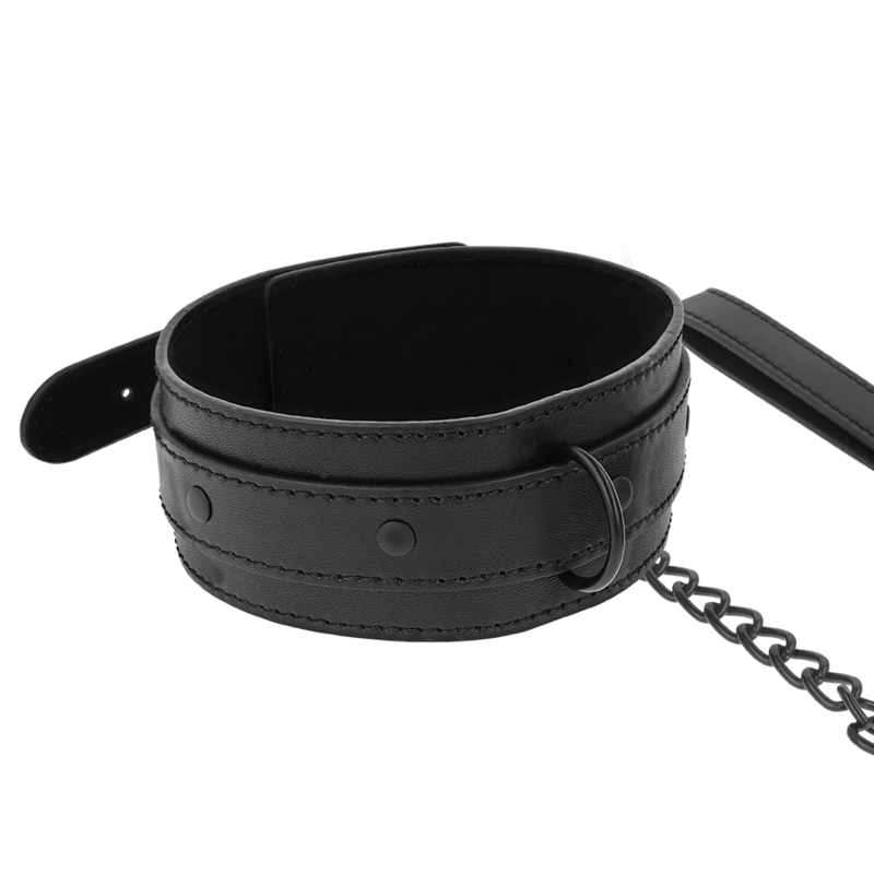 Collier bondage en cuir vegan réglable — INTENSE FETISH