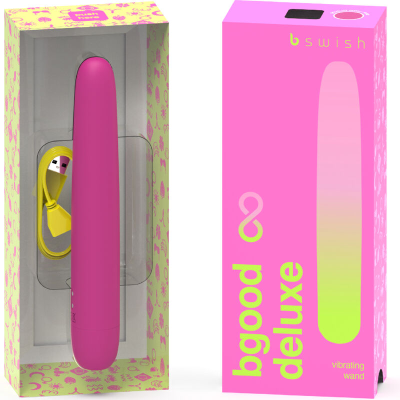 Vibrateur rechargeable Bgood Infinite Deluxe en silicone rose — B SWISH