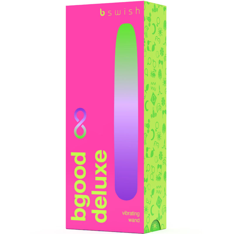 Vibrateur Bgood Infinite Deluxe en silicone bleu satiné — B SWISH