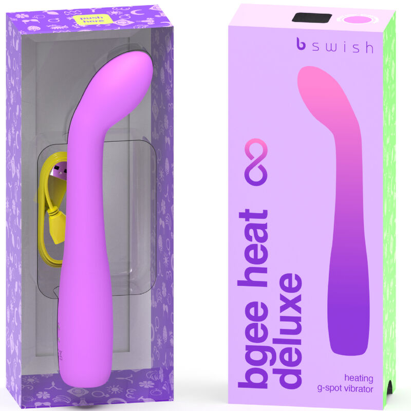 Vibrateur chauffant infini deluxe en silicone lavande — B SWISH
