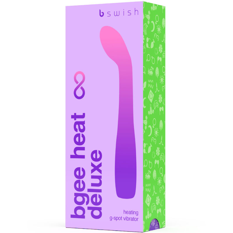 Vibrateur chauffant infini deluxe en silicone lavande — B SWISH