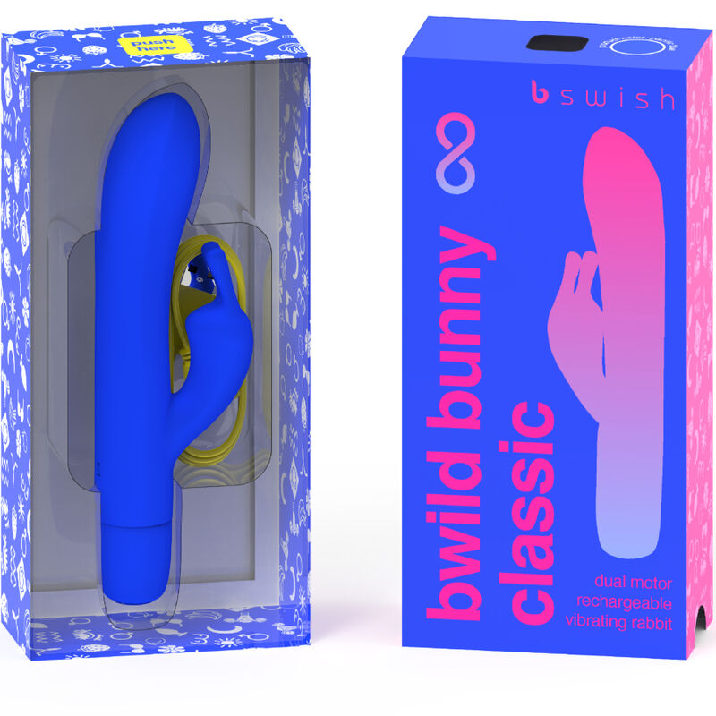 Lapin vibrant rechargeable au silicone soyeux — B SWISH