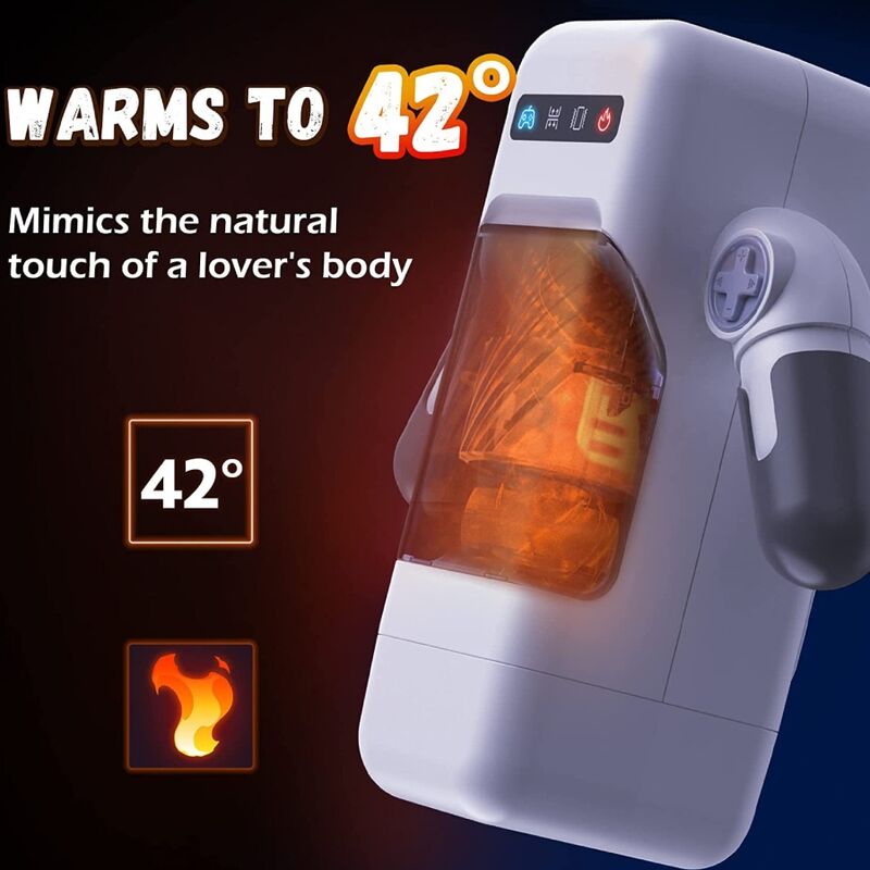 Automatischer vibrierender und beheizter Masturbator mit Smartphone-Halter — BAILE FOR HIM