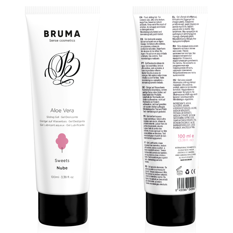 Gel glissant à l'aloe vera saveur bonbons — BRUMA