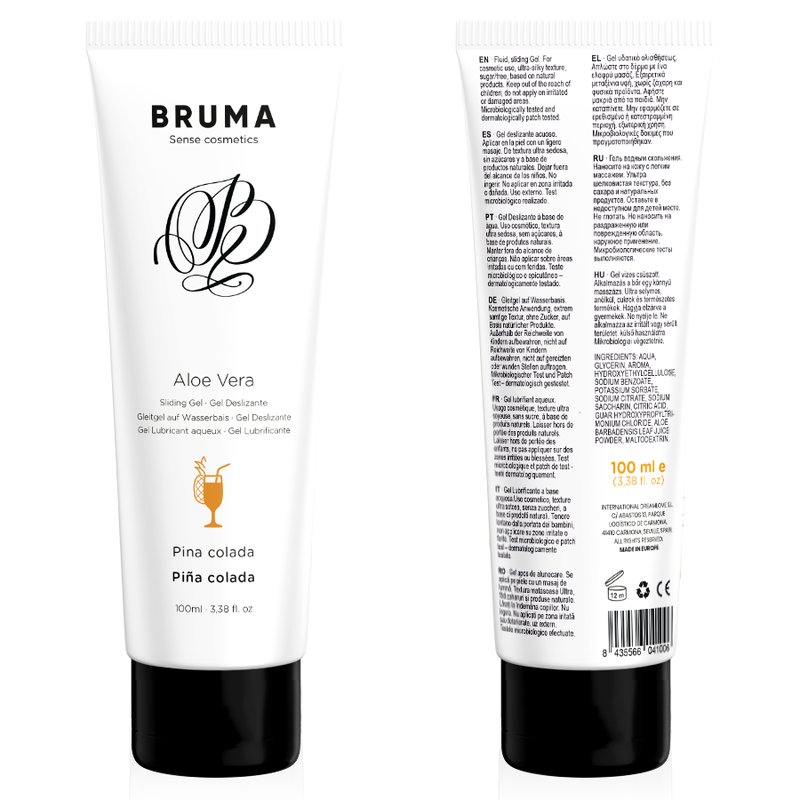 Gel glissant à l'aloe vera saveur pina colada — BRUMA