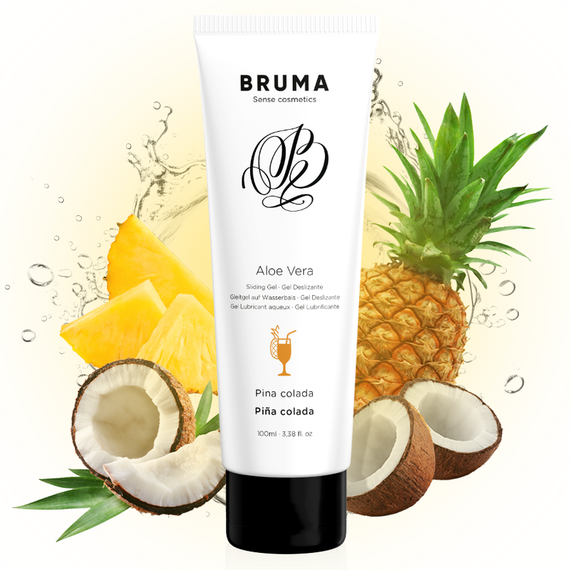 Gel glissant à l'aloe vera saveur pina colada — BRUMA
