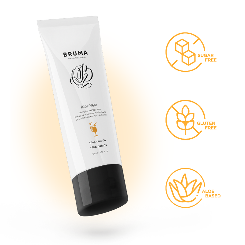 Gel glissant à l'aloe vera saveur pina colada — BRUMA