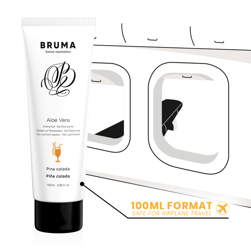 Gel glissant à l'aloe vera saveur pina colada — BRUMA