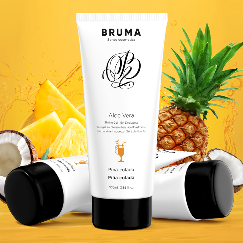 Gel glissant à l'aloe vera saveur pina colada — BRUMA
