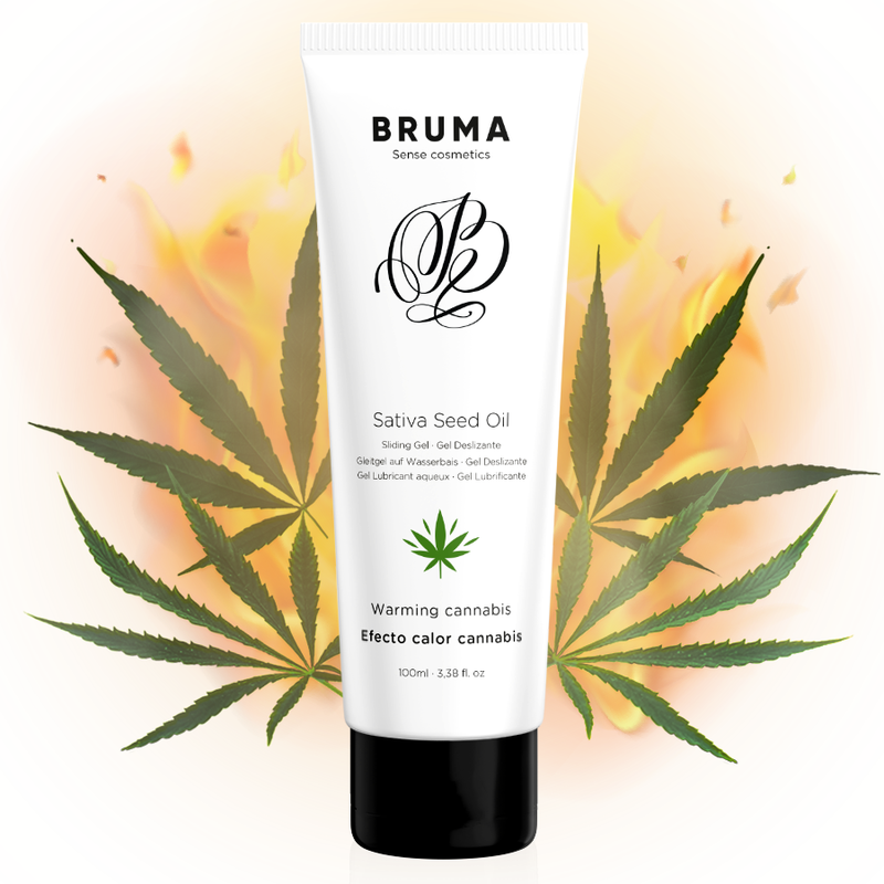 Gel glissant réchauffant saveur cannabis — BRUMA