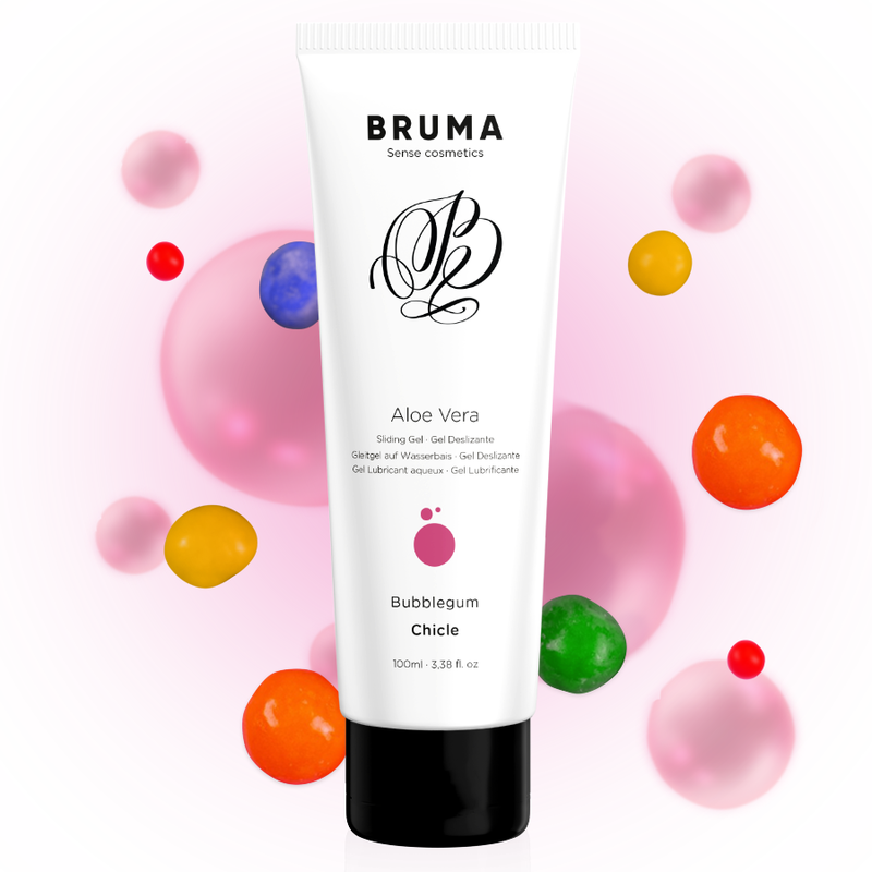 Gel glissant à l'aloe vera saveur bubblegum 100 ml — BRUMA