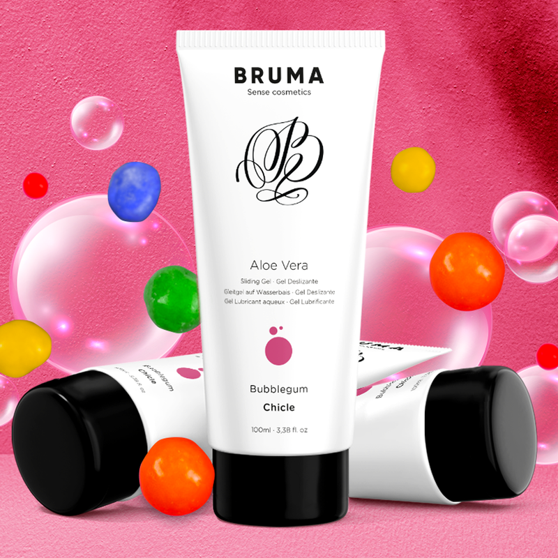 Gel glissant à l'aloe vera saveur bubblegum 100 ml — BRUMA