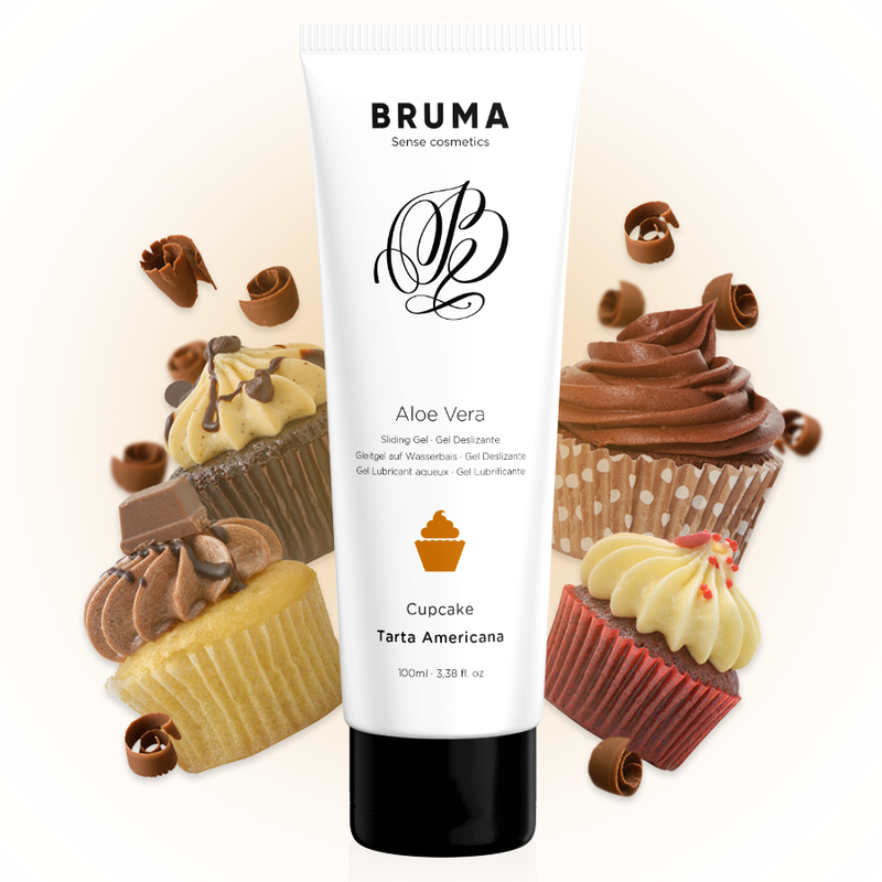 Gel glissant à l'aloe vera saveur cupcake — BRUMA