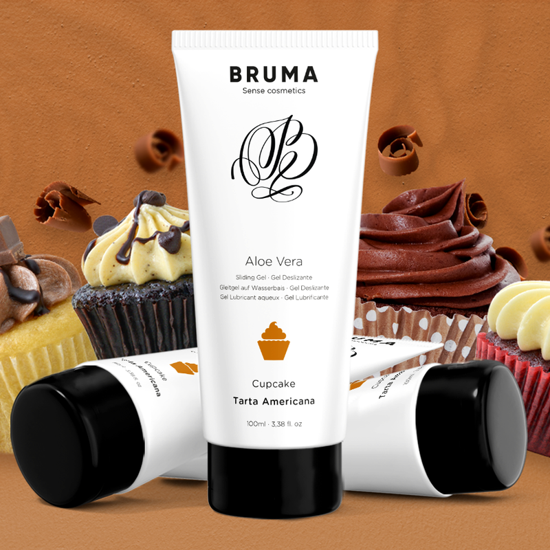 Gel glissant à l'aloe vera saveur cupcake — BRUMA